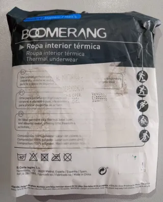 Camiseta térmica blanca Talla 52