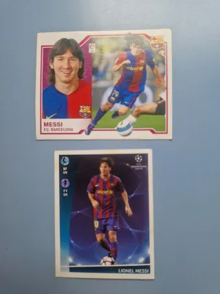 Cromos Messi Champions League