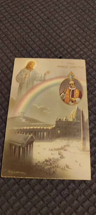 Postal Antigua 1950 Annus Sanctus Vaticano