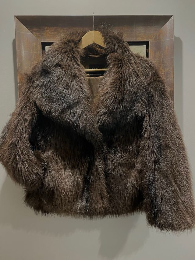 Chaqueta pelo largo marrón ( Sin estrenar )
