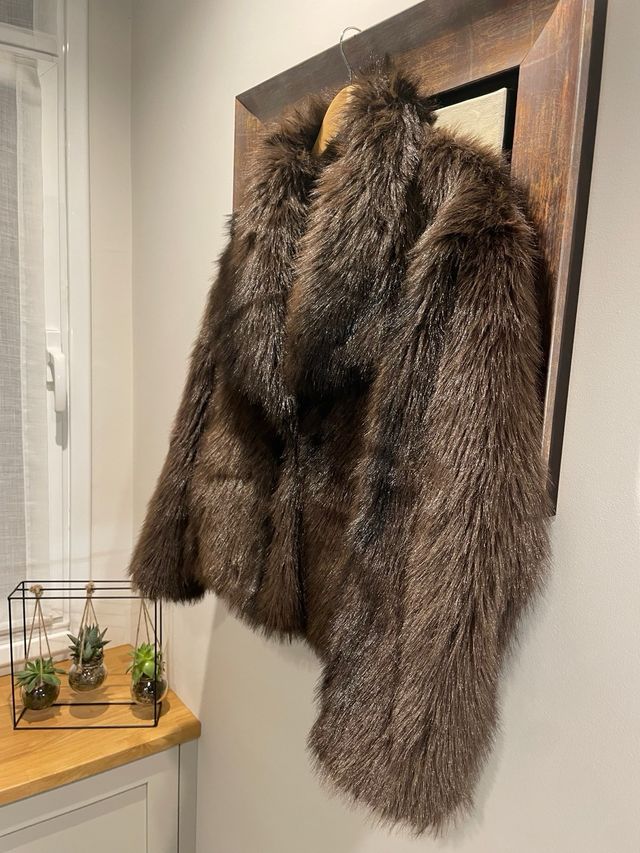 Chaqueta pelo largo marrón ( Sin estrenar )