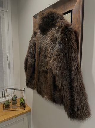 Chaqueta pelo largo marrón ( Sin estrenar )