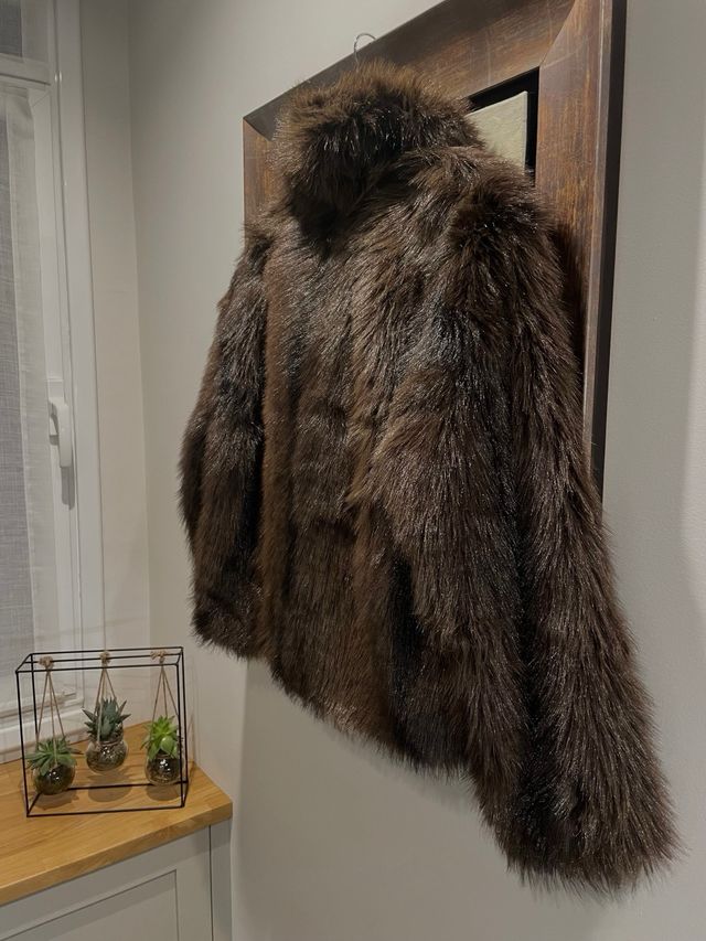 Chaqueta pelo largo marrón ( Sin estrenar )