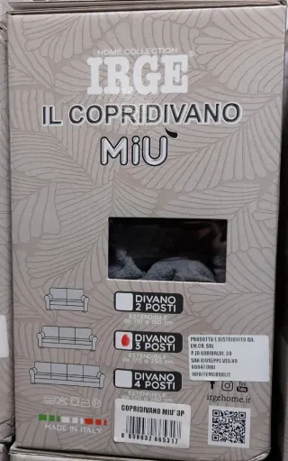 Copridivano Miu Beige vari colori e misure