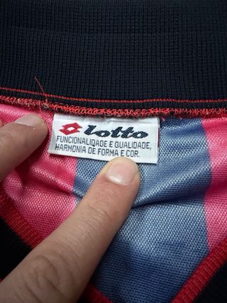 Camiseta AC Milan Weah Player Lotto Opel