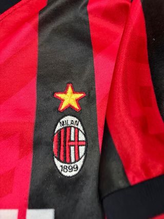 Camiseta AC Milan Weah Player Lotto Opel