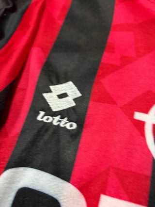 Camiseta AC Milan Weah Player Lotto Opel