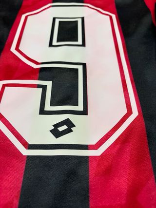 Camiseta AC Milan Weah Player Lotto Opel