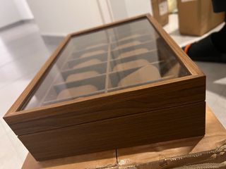 Caja para relojes de madera