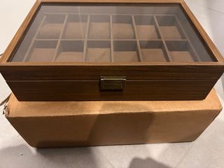 Caja para relojes de madera