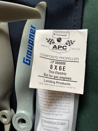Hélices aeromodelismo avión RC – APC, G-Sonic