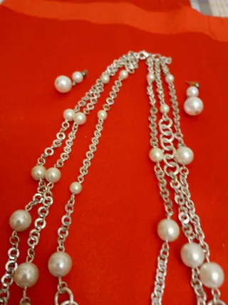 Collar de 3 vueltas con pendientes