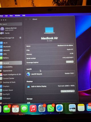 MacBook Air 2020 Plata