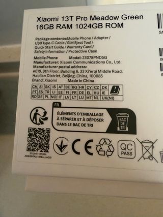 Xiaomi 13T Pro 1TB 16 Gb RAM