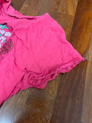 Pijama niña camiseta y pantalón corto. Talla 12