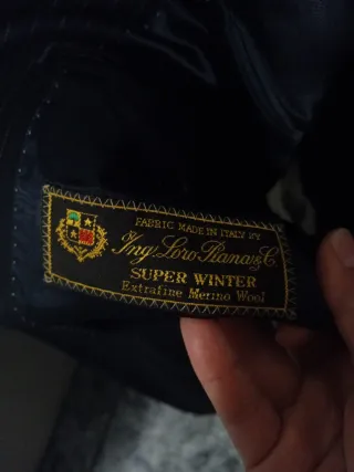 Traje de hombre raya diplomática