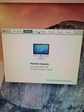 Imac Apple Blanco con teclado apple