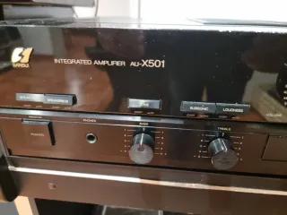Amplificador Integrado Sansui AU-X501 Preto