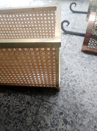 Jardinera metal y rejilla