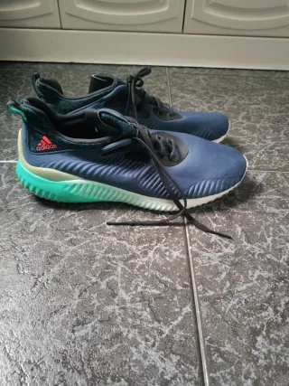 Adidas Alpha Bounce Talla 42 Azul/Verde