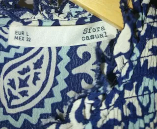 Blusa Sfera volantes paisley