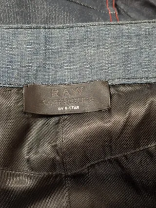 Falda G-Star RAW negra corta