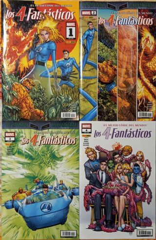 LOS 4 FANTÁSTICOS #1-4 (#183-186), NORTH + RAMOS