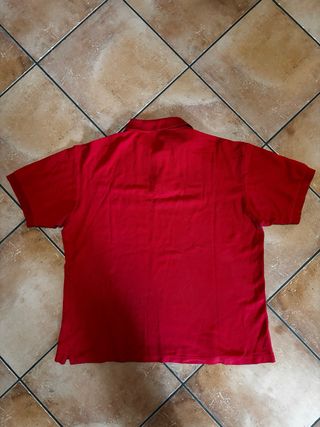 Fila polo vintage rossa Y2K – relaxed fit streetwe