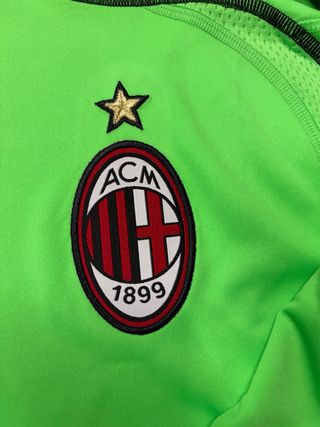 Camiseta AC Milan Adidas Verde Neón Talla L