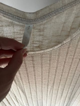 Jersey fino Stradivarius beige talla S