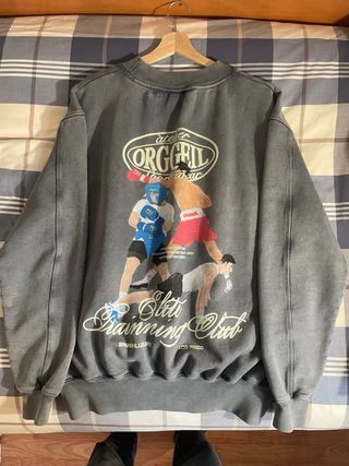 Sudadera Orggeil Gris Boxeo