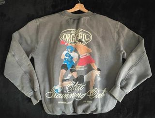 Sudadera Orggeil Gris Boxeo