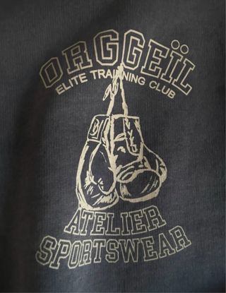 Sudadera Orggeil Gris Boxeo