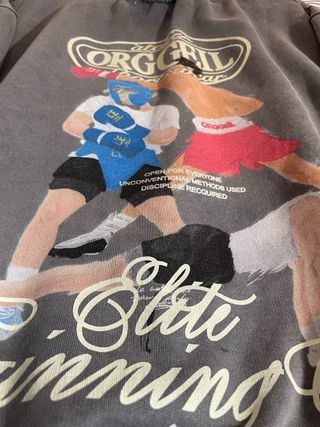 Sudadera Orggeil Gris Boxeo