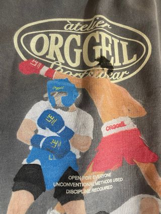 Sudadera Orggeil Gris Boxeo