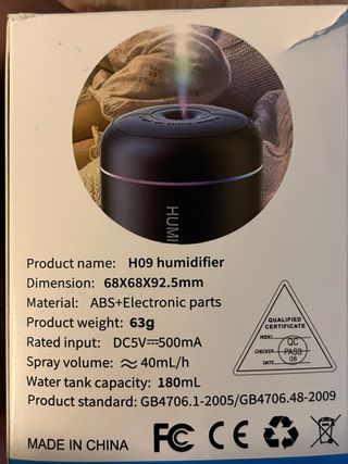 Humidificador Blanco