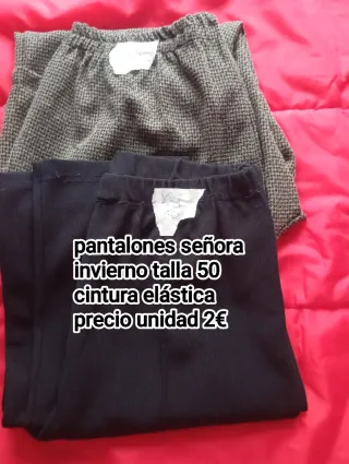 Pantalones señora invierno talla 50