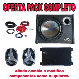 ENVÍO GRATIS!! EQUIPO MÚSICA COCHE COMPLETO.