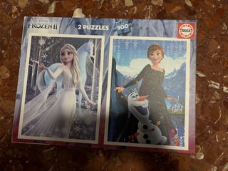 2 Puzzles Frozen II Educa 500 Piezas