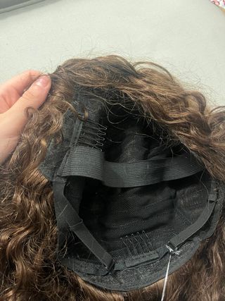Peluca Pelo Natural Castaño NUEVA