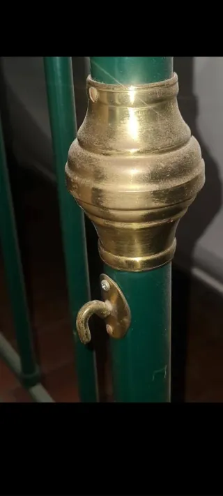 cabecero forja y latón