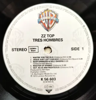 LP 1983 🇩🇪 ZZ TOP - TRES HOMBRES