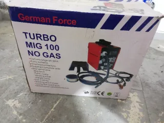 Soldadora Turbo MIG 100 No Gas German Force