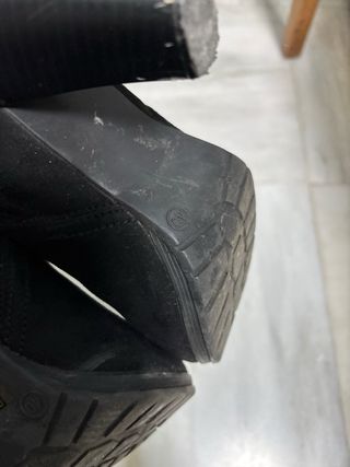 Botines negros tacón