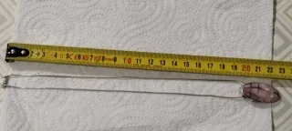 Colgante Nácar y Plata con Cadena