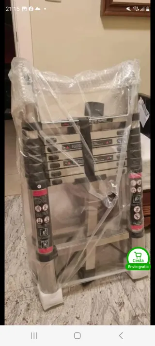 Escalera Telescópica 5m