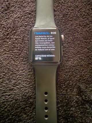 Apple Watch Serie 3 38mm Gris + Accesorios