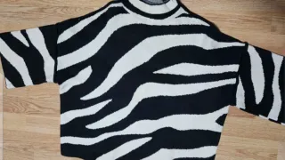 Jersey cebra manga 3/4