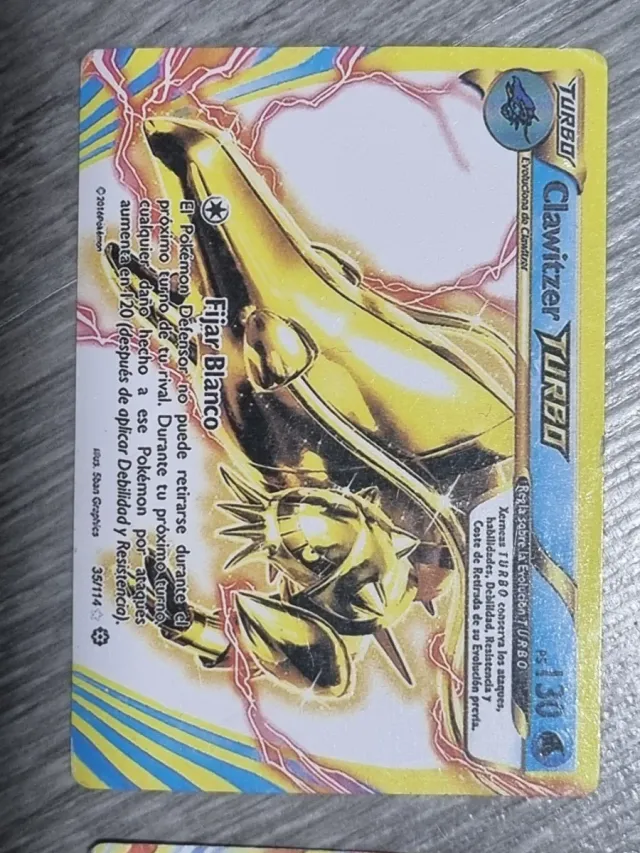 Carta Pokémon Clawitzer TURBO 35/114