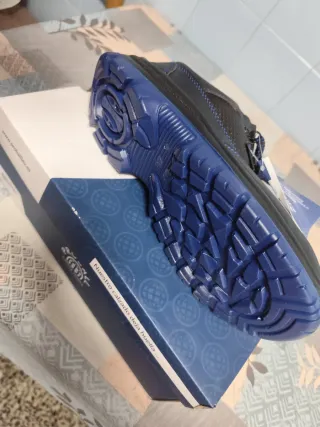 Zapatos de seguridad Proball negros y azules